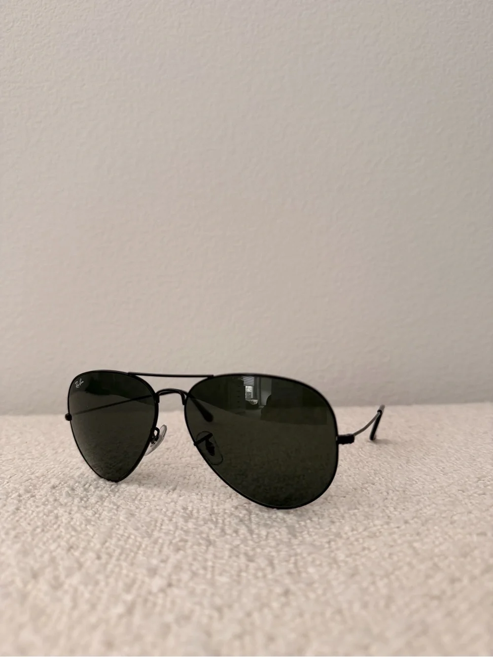 Ray-Ban Black Aviator Large Metal Sunglasses